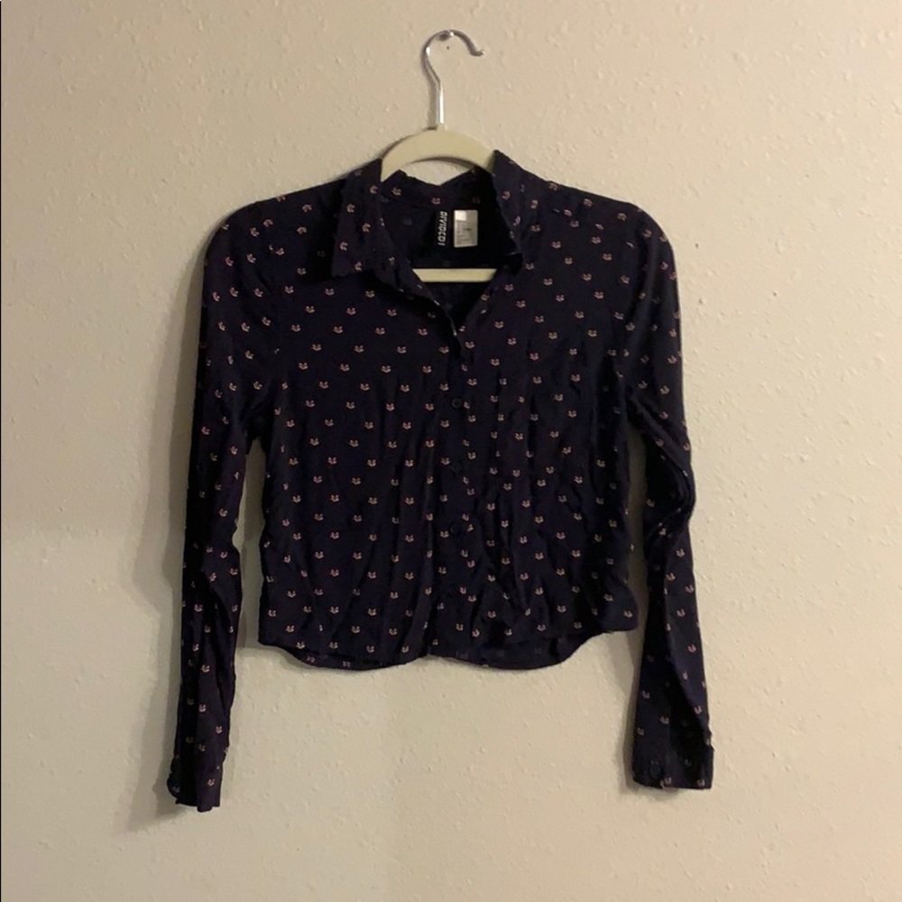 Button up fox shirt